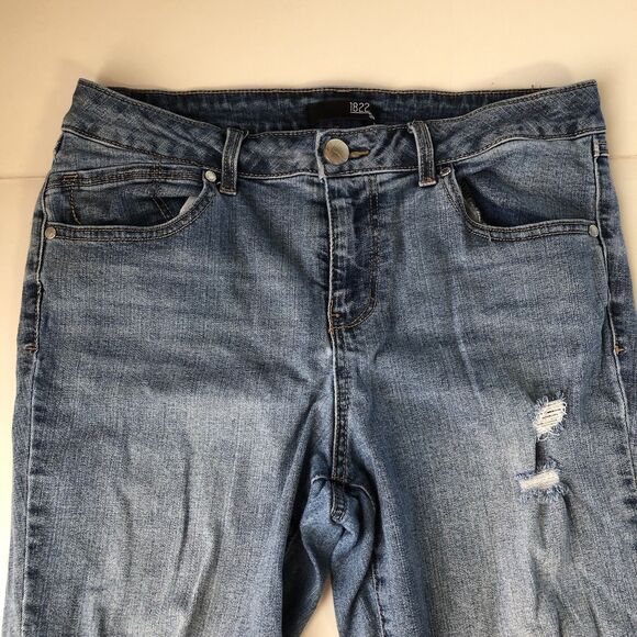 1822 denim jeans Distressed Tapered size 12 - Picture 10 of 15